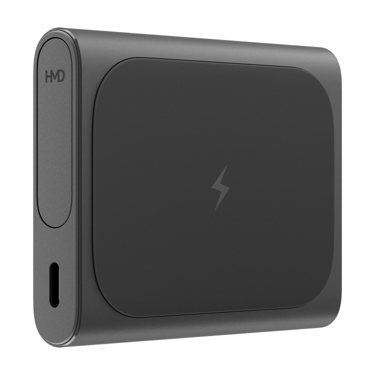 HMD Amped Buds Wireless Earphones with Integrated Powerbank - Black