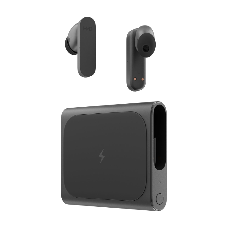 HMD Amped Buds Wireless Earphones with Integrated Powerbank - Black