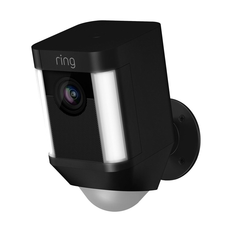 GRADE A1 - Ring 1080p HD Battery Spotlight Camera - Black