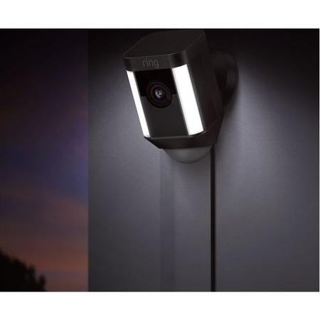 Ring 1080p HD Spotlight Camera- Wired - Black