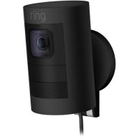 Box Opened Ring 1080p HD Stick Up Cam Elite Black
