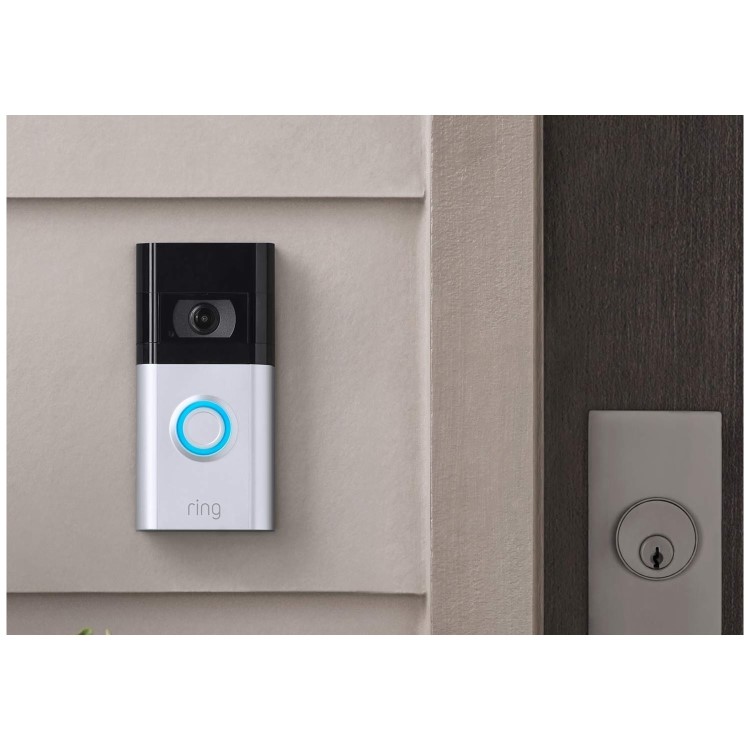Refurbished Ring Video Doorbell 4 - 1080p HD - Satin Nickel