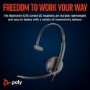 Poly Blackwire 3210 Wired USB C Headset