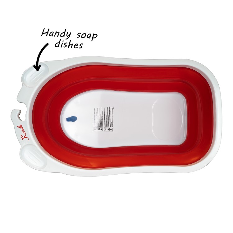 GRADE A1 - Babyway Karibu foldable bath red