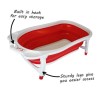 GRADE A1 - Babyway Karibu foldable bath red