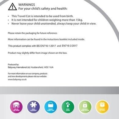 babyway classic travel cot