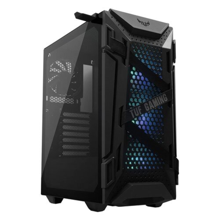 GRADE A1 - ASUS TUF Gaming GT301 RGB Gaming PC Case Black