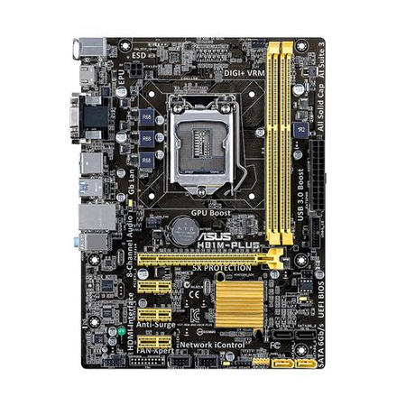 Refurbsihed ASUS H81M-Plus Intel Socket 1150 Motherboard
