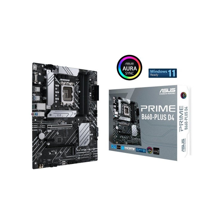 Asus Intel PRIME B660-PLUS D4 B660 ATX Motherboard
