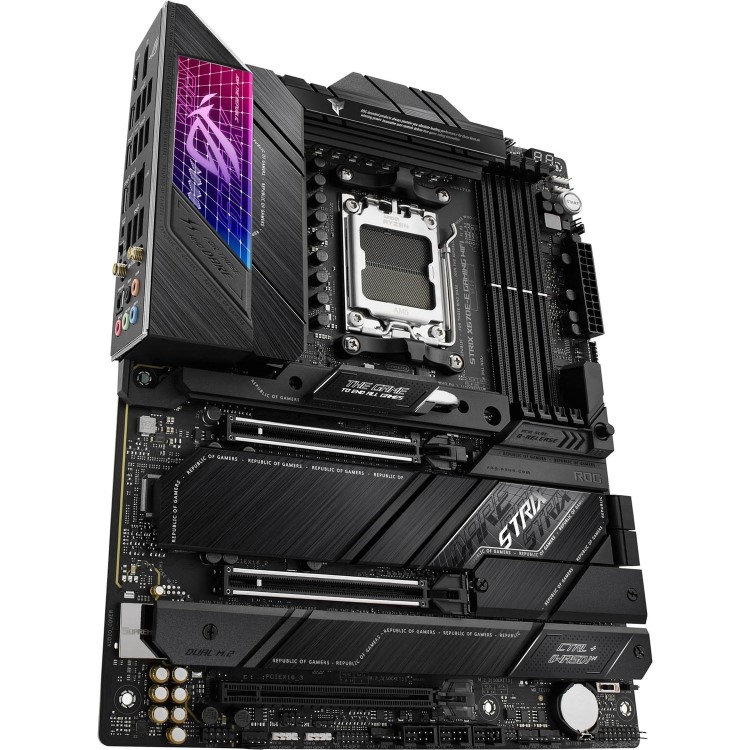 Box Opened Asus ROG Strix X670E-E Gaming WIFI Socket AM5 DDR5 ATX Motherboard