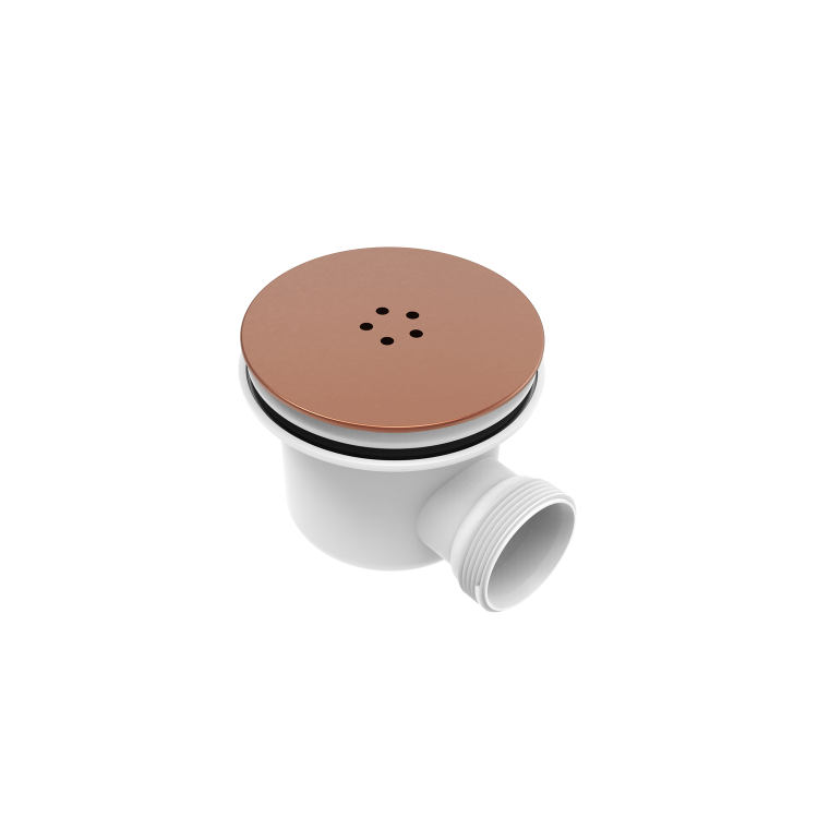 GRADE A1 - 90mm Brushed Bronze Shower Tray Waste