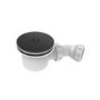 GRADE A1 - 90mm Matt Black Shower Tray Waste