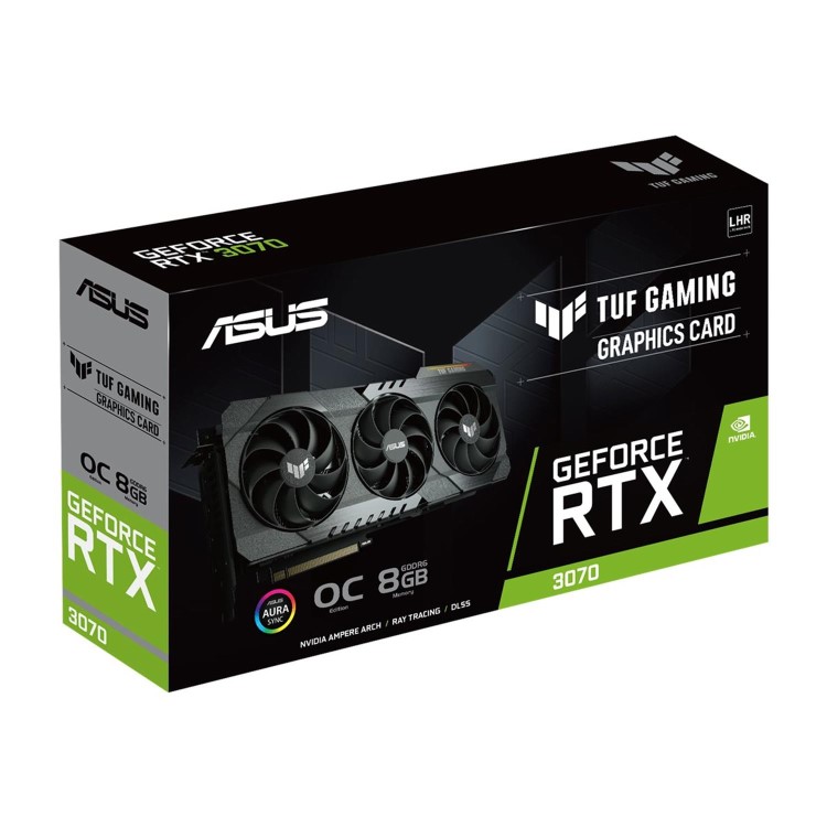 Asus GeForce RTX 3070 TUF Gaming OC V2 8GB GDDR6 Graphics Card