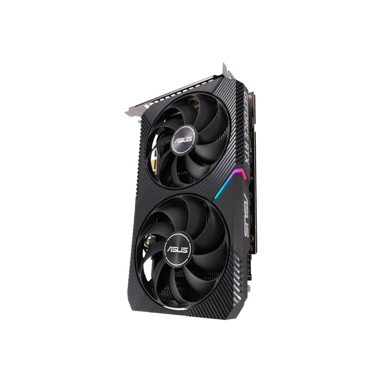 Box Opened Asus NVIDIA Dual GeForce RTX 3060 V2 12G 1867MHz GDDR6 OC Graphics Card