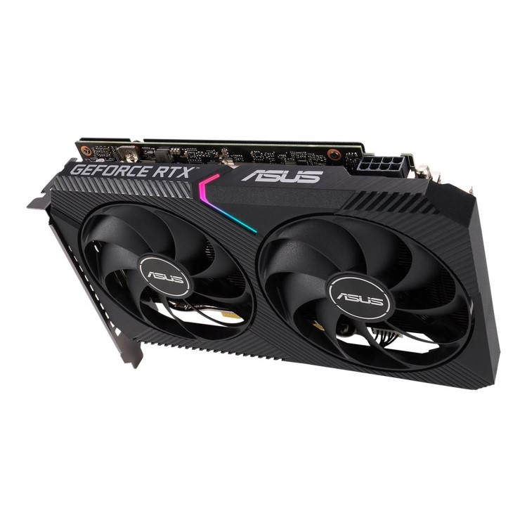 Box Opened Asus NVIDIA Dual GeForce RTX 3060 V2 12G 1867MHz GDDR6 OC Graphics Card
