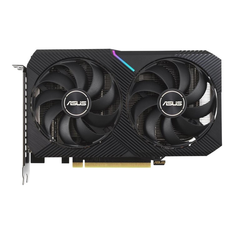 Box Opened Asus NVIDIA Dual GeForce RTX 3060 V2 12G 1867MHz GDDR6 OC Graphics Card