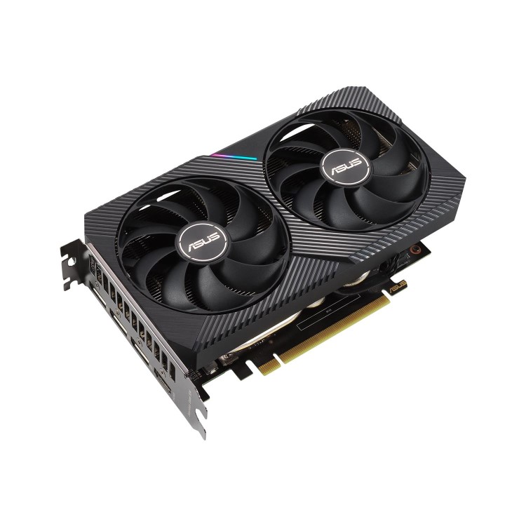 Box Opened Asus NVIDIA Dual GeForce RTX 3060 V2 12G 1867MHz GDDR6 OC Graphics Card