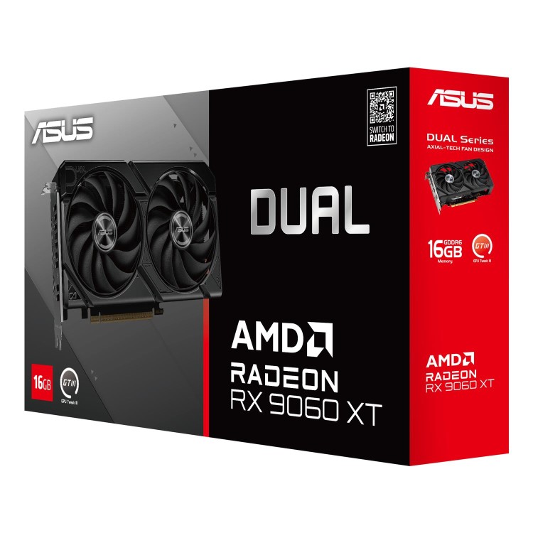 ASUS Radeon RX 9060 XT 16GB GDDR6 Graphics Card