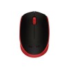 Logitech M171 Wireless Mouse in Red &amp; Black