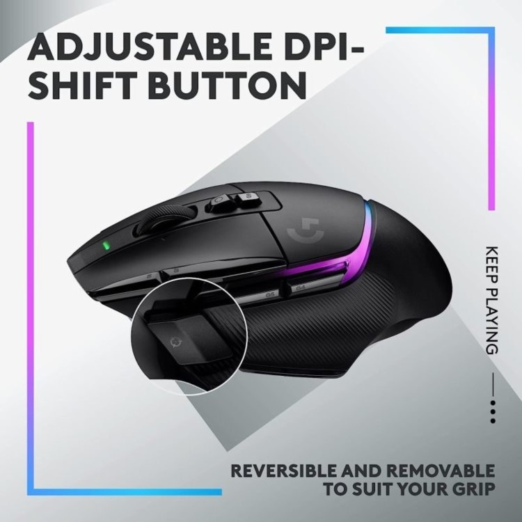 Logitech G502 X Plus RGB Wireless Gaming Mouse Black