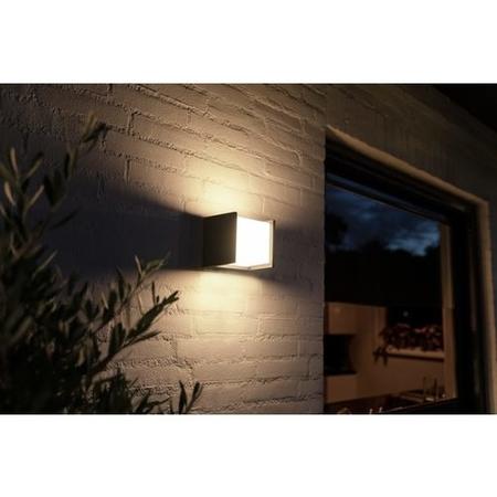 Philips Hue Outdoor Fuzo Pure Wall Light - A+ Rated
