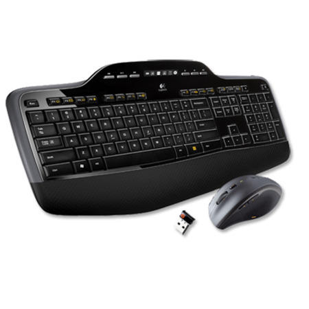 Box Opened Logitech MK710 Wireless Desktop Keyboard and Mouse in Black