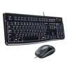 Box Opened Ex Demo Logitech MK120 Wired Keyboard and Mouse in Black
