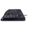 Box Opened Ex Demo Logitech MK120 Wired Keyboard and Mouse in Black