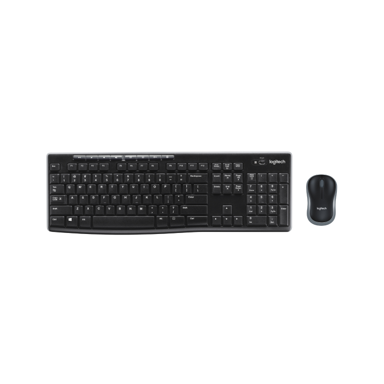 Logitech MK270 Wireless Keyboard and Mouse Combo Black
