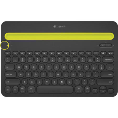Logitech K480 Bluetooth Multi-Device Keyboard - Black