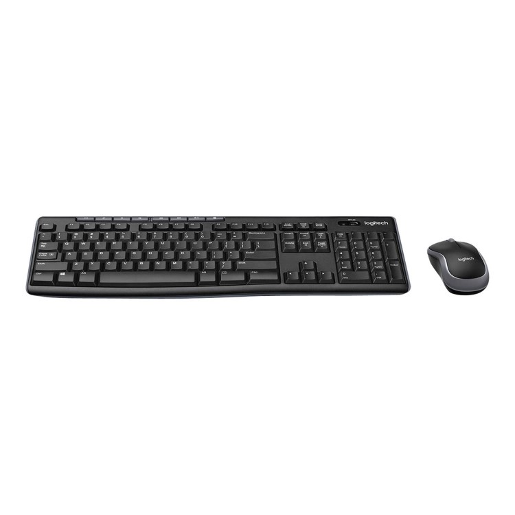 Logitech MK270 Wireless Keyboard and Mouse Combo Black with Silicone Cover