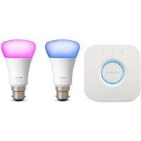 Philips Hue White and Colour Ambiance B22 Mini Starter Kit