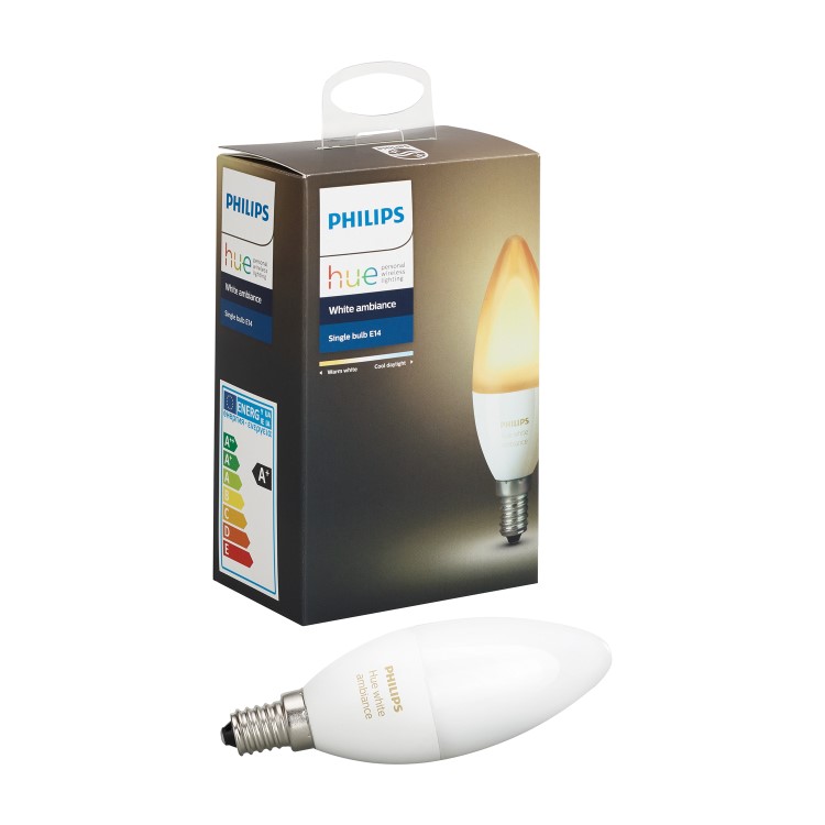Philips Hue White Ambiance E14 Single Bulb