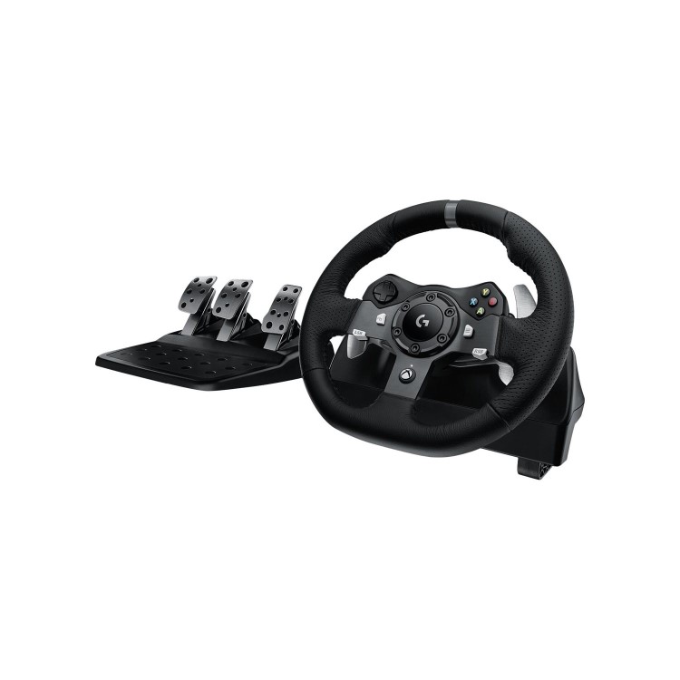 Logitech Driving Force G920 Xbox One & PC Racing Wheel & Pedals - Black