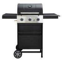 Refurbished Dangrill 3 Burner Gas BBQ in Black
