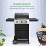 Refurbished Dangrill 3 Burner Gas BBQ in Black