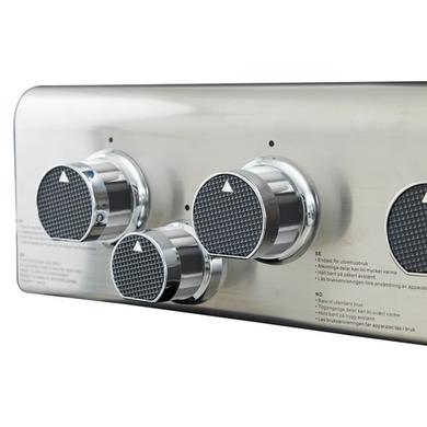 Dangrill 4 Burner Gas BBQ in Black With Side Burner