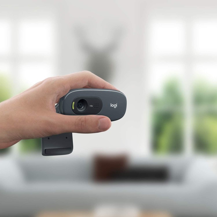 Logitech C270 HD Webcam with Microphone
