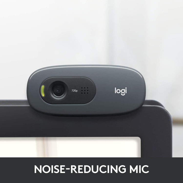 Logitech C270 720p HD Webcam with Built-in Microphone