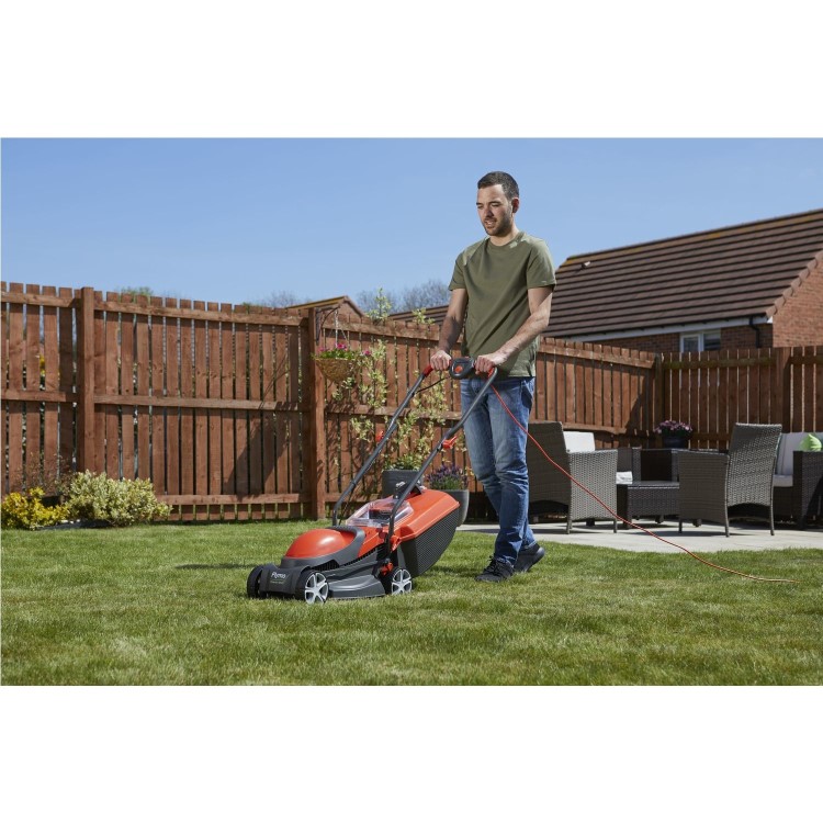 Flymo Chevron 32VC 32cm Rotary Corded Electric Lawnmower
