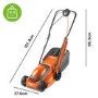 Flymo EasiMow 300R 30cm Rotary Corded Electric Lawnmower