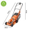 Flymo EasiMow 340R 34cm Rotary Collect Corded Electric Lawnmower
