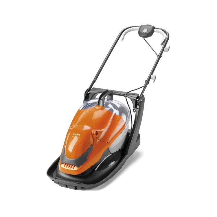 Flymo Easi Glide Plus 330v 33cm Hover Corded Electric Lawnmower and Contour 650E 30cm Corded Grass Strimmer Set