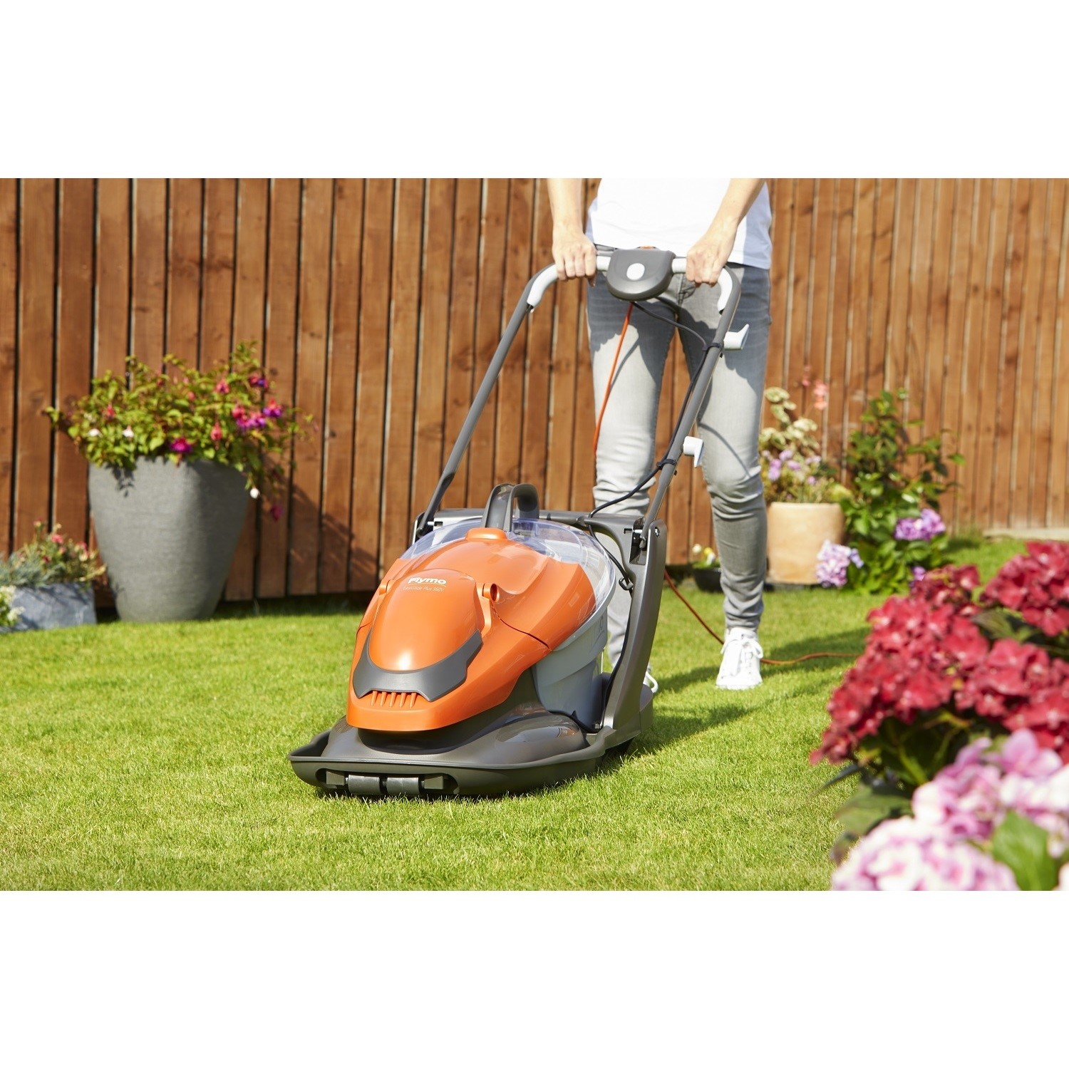 Large flymo lawnmower hotsell