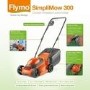 Flymo SimpliMow 300 30cm Corded Electric Lawnmower & MiniTrim