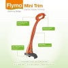 Flymo EasiMow 300R 30cm Rotary Corded Electric Lawnmower &amp; Mini Grass Strimmer Twin Pack