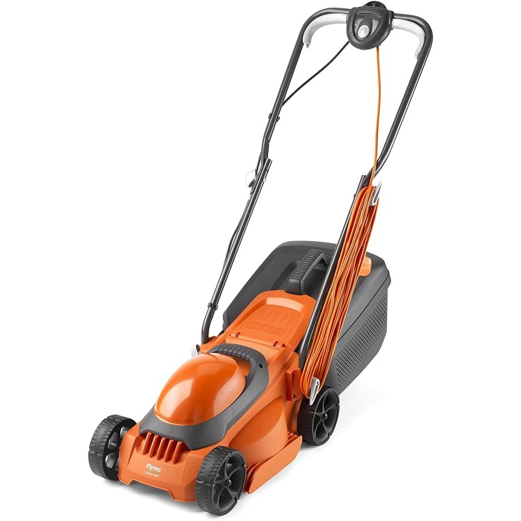 Flymo EasiMow 300R 30cm Rotary Corded Electric Lawnmower & Mini Grass Strimmer Twin Pack