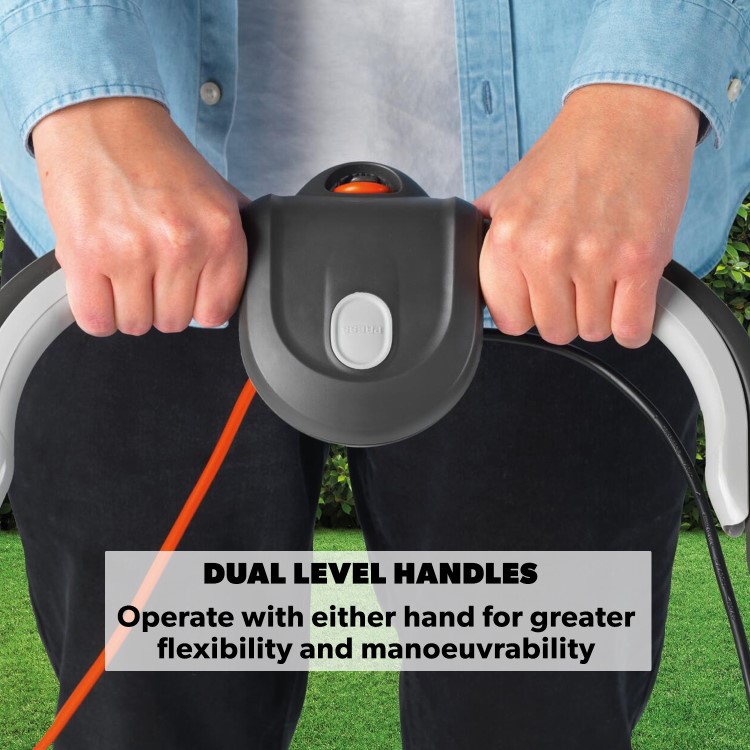 Flymo EasiMow 300R 30cm Rotary Corded Electric Lawnmower & Mini Grass Strimmer Twin Pack