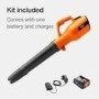 Flymo 18V EasiClear 100 Kit Cordless Battery Leaf Blower