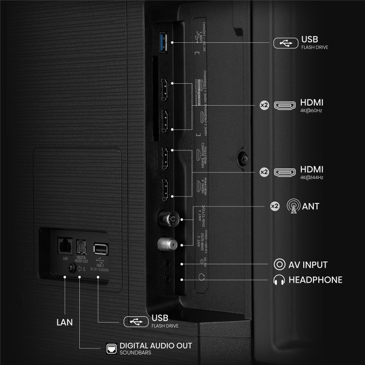 Hisense E7QTUK 98 inch Smart 4K Ultra HD QLED TV